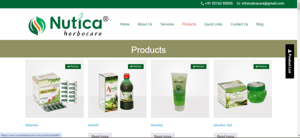 Nutica Herbocare - Ayurvedic Company