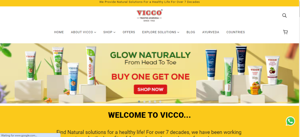 Vicco Laboratories - Ayurvedic Company