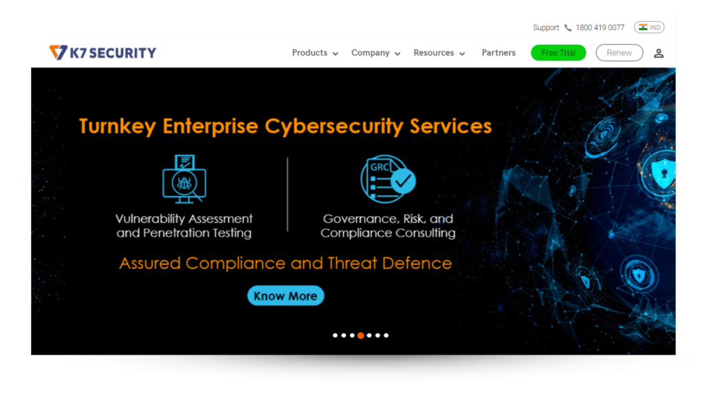 K7 Computing- Cyber Security Companies In India