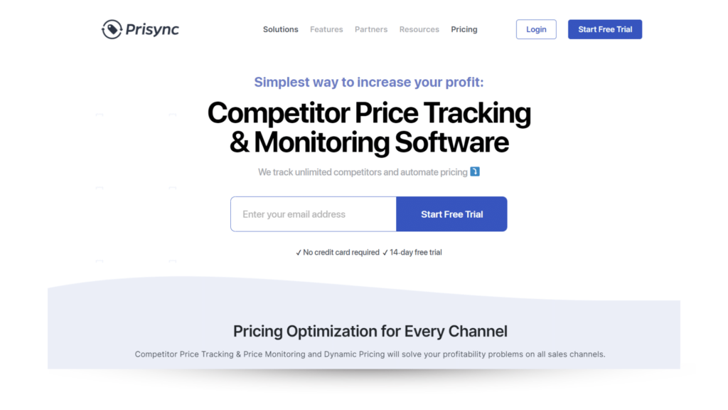 Prisync - Competitor Price Tracking Tool