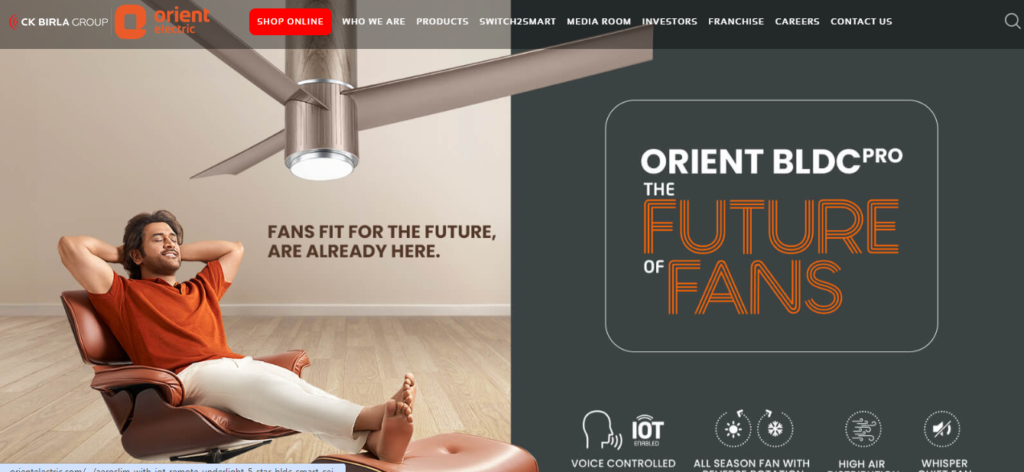 Orient -  Top Electronic Companies in India