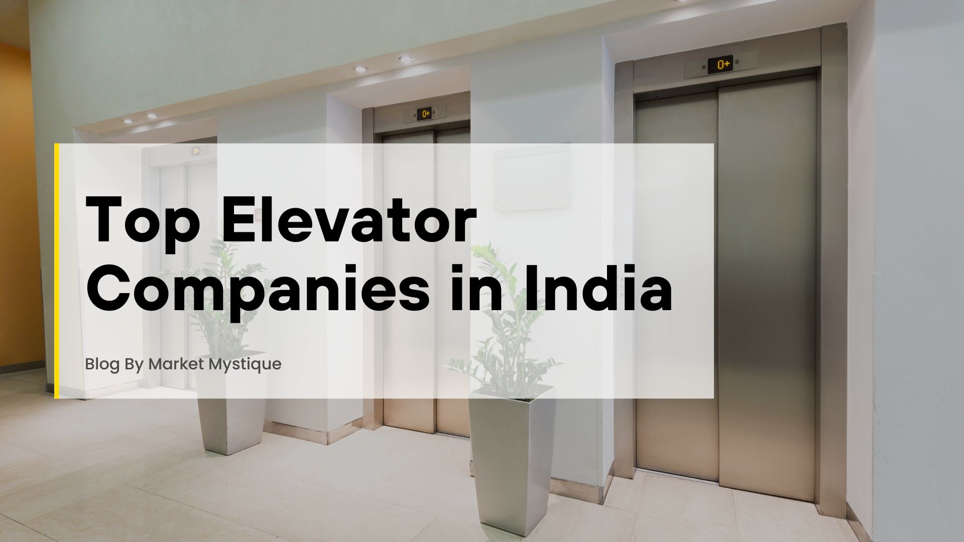 Top 10 Elevator Companies in India