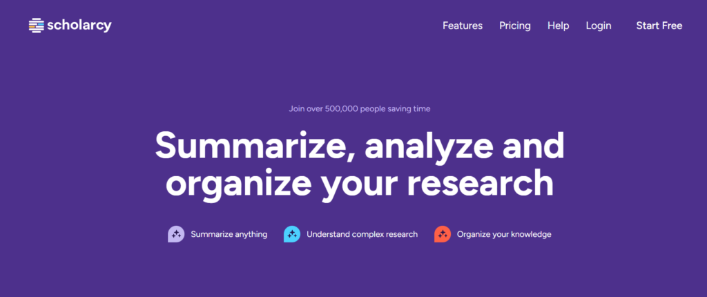 Scholarcy - Best AI Tools for Research