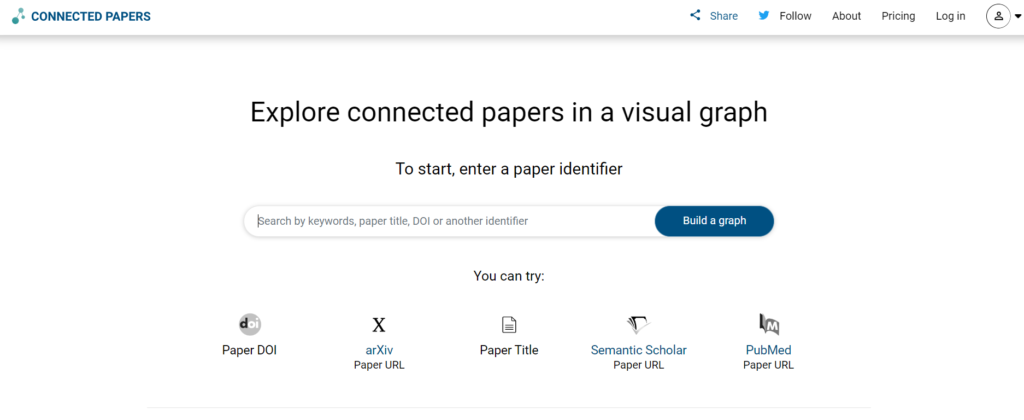 Connected Papers - AI Tools for Research