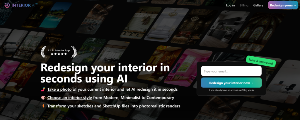 Interior AI - AI Tools for Interior Design 