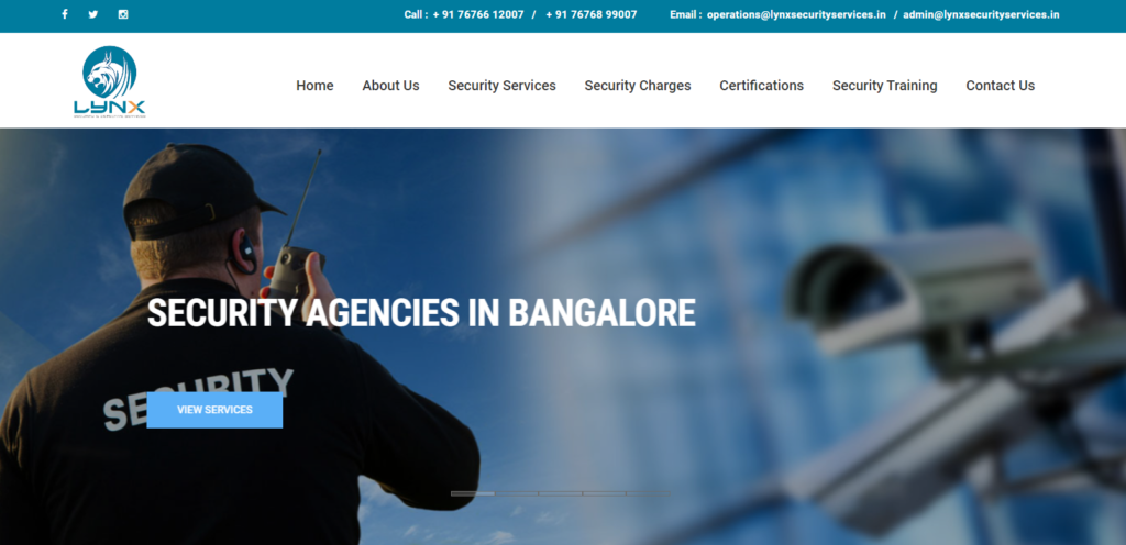 Lynx - Security Agency in Bangalore