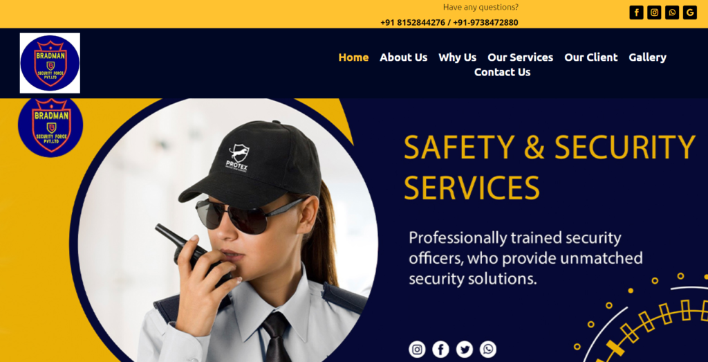 Bradman Security Force - Security Agency in Bangalore