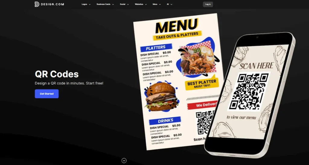 Design.com - QR Code Generators for Business Cards