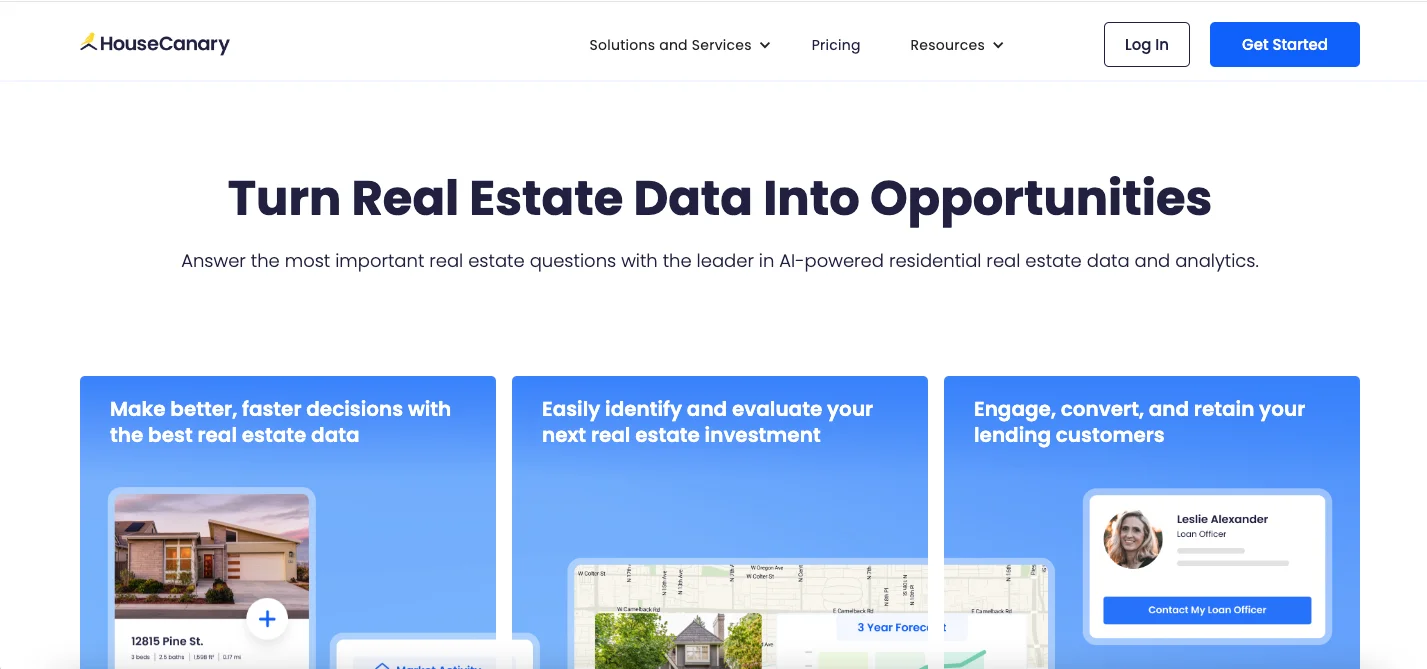 ai tools for real estate - HouseCanary