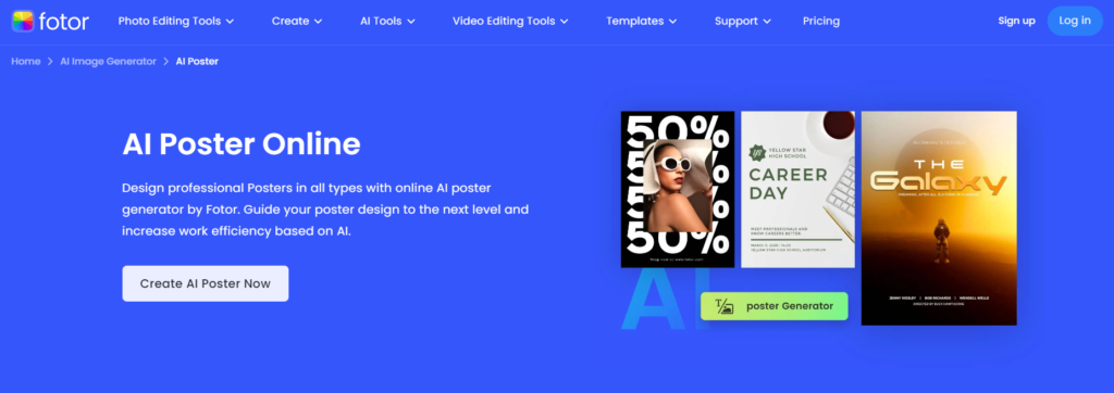 Fotor - AI Tools for Poster Making