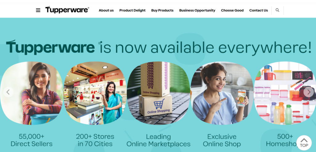Tupperware - E-Commerce MLM Companies