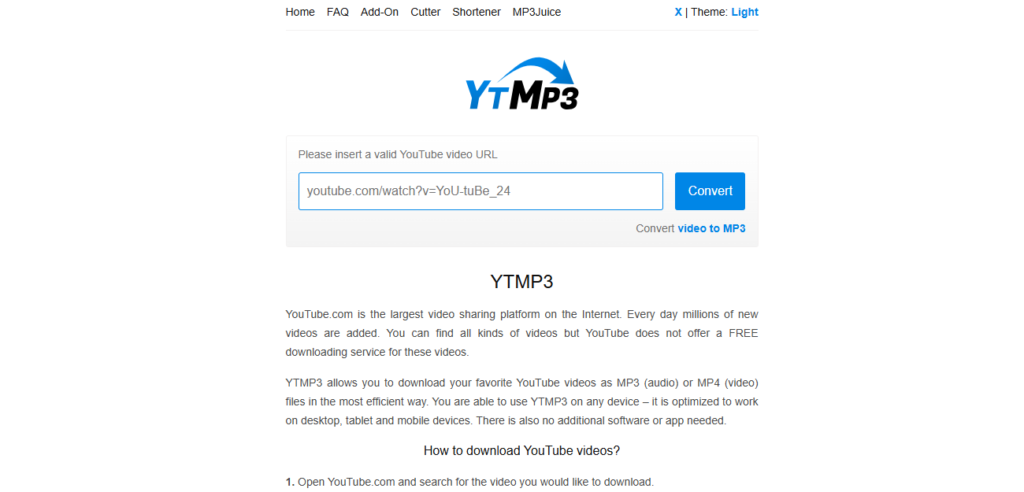 YouTube to MP3 Converters Online