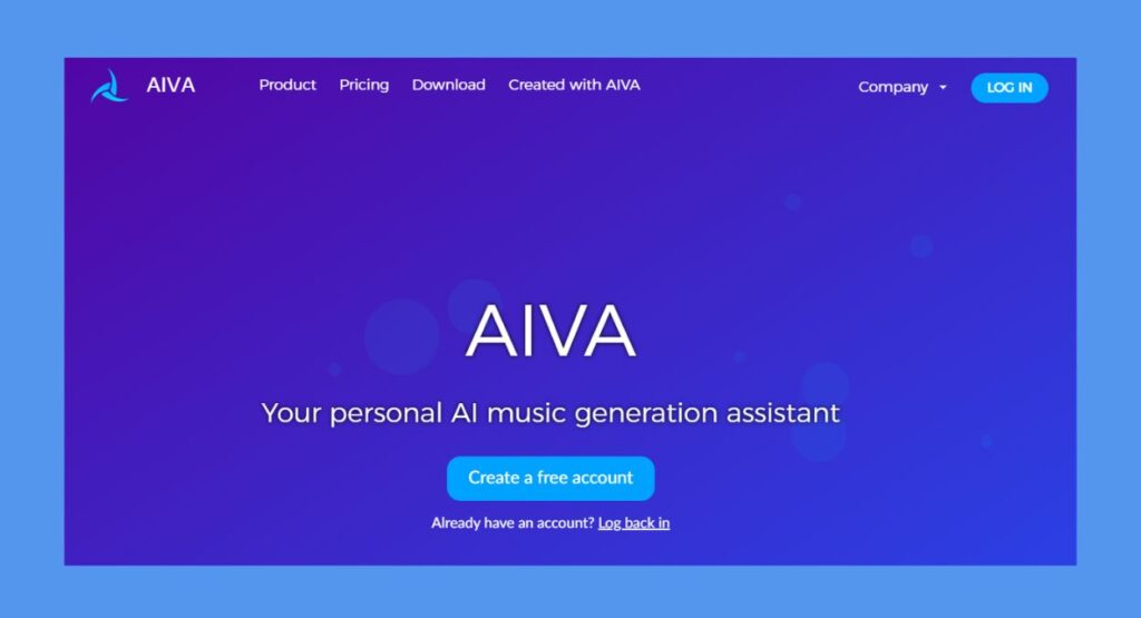 AIVA -Best AI Music Generators