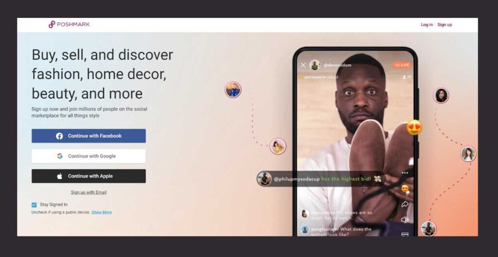 Poshmark - Facebook Marketplace Alternatives