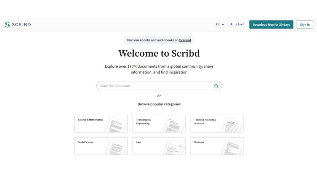 PDF Drive Alternatives - Scribd