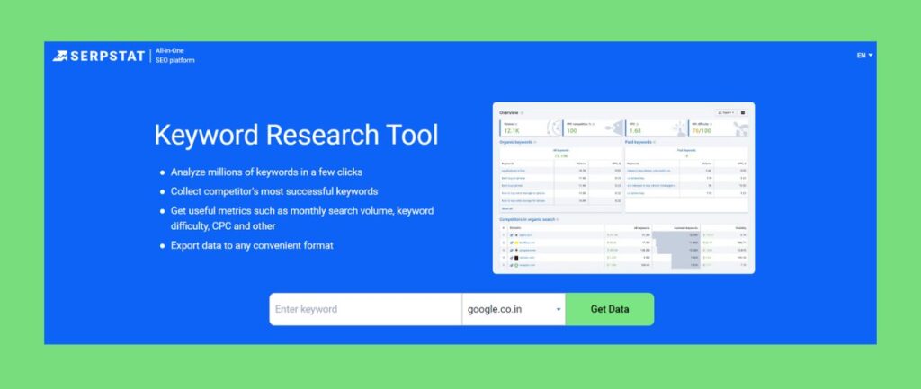 Serpstat - Best Keyword Research Tools