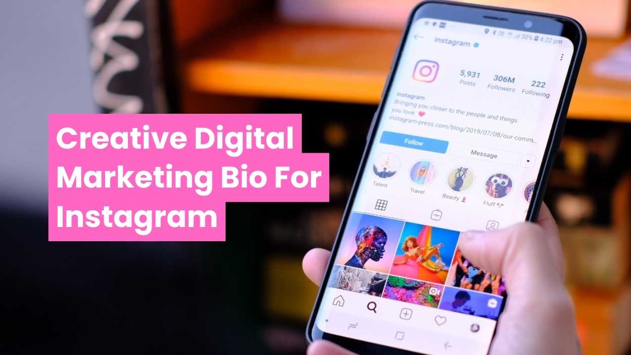 Digital Marketing Bio For Instagram