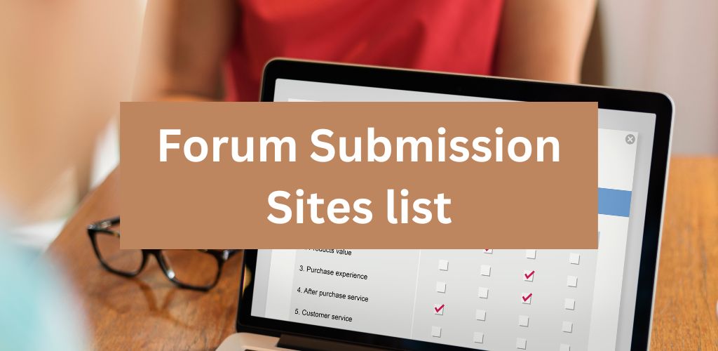 Forum Submission Sites