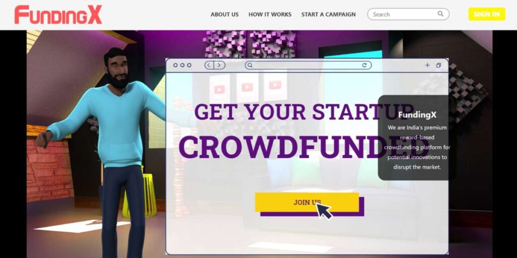 FundingX - Best Crowdfunding Sites in India