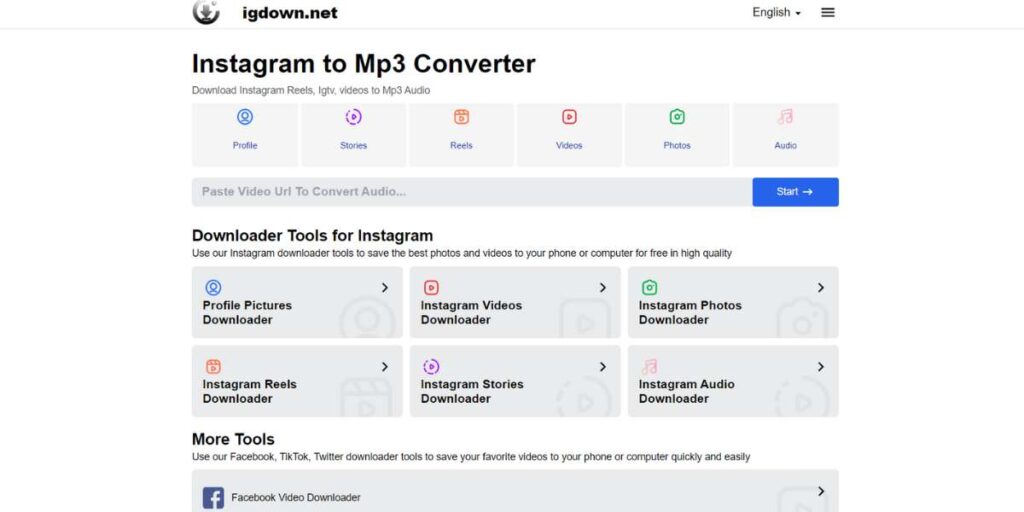 Igdown - Best Instagram to MP3 Converter