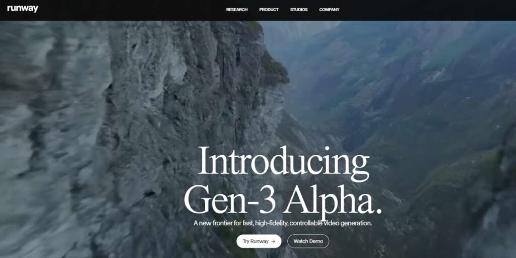 Runway - Best AI Video Editing Software