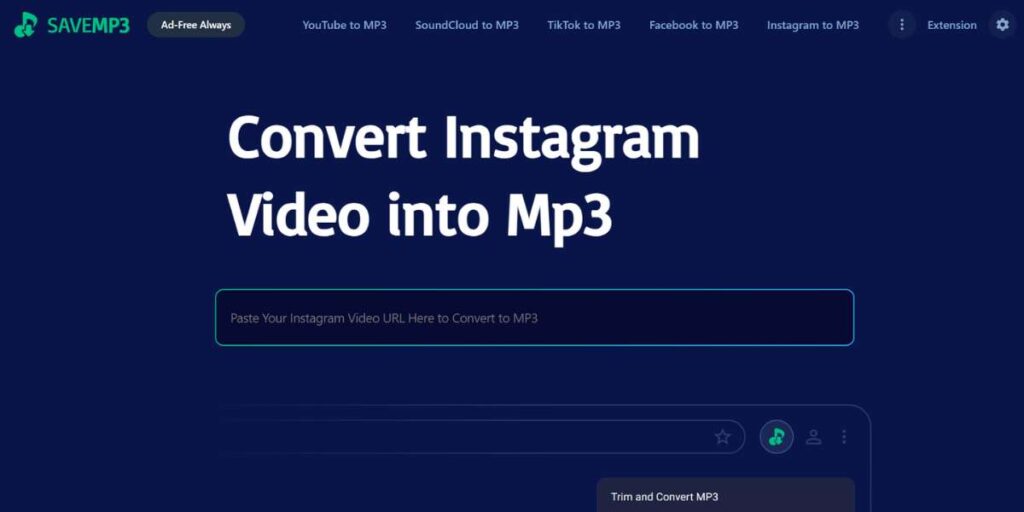 SaveMP3 - Best Instagram to MP3 converters