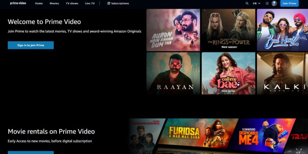 Amazon Prime Video - Best TV Streaming Services