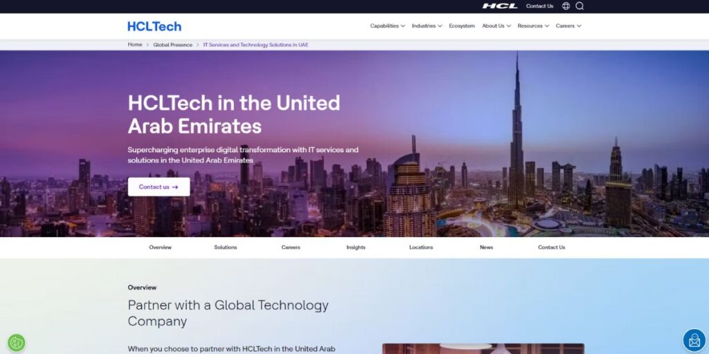 HCL Technologies - Top 10 IT Companies in Dubai