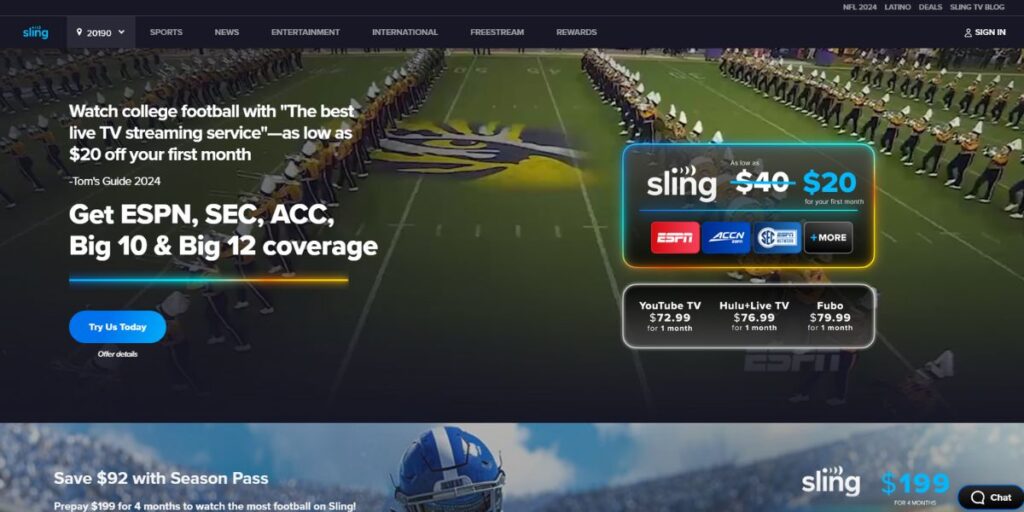 Sling TV - Best TV Streaming Services