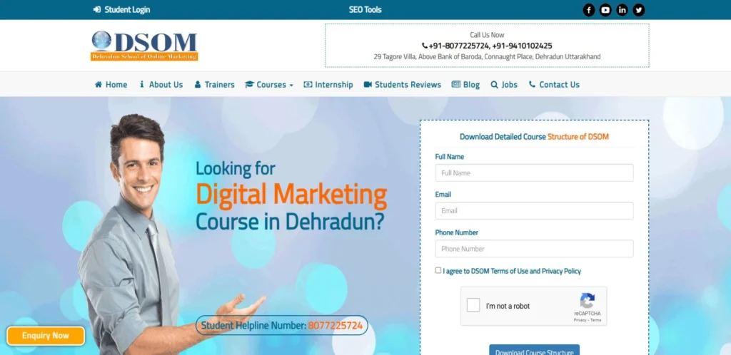 Digital Marketing Courses in Dehradun - DSOM Preparing Future Digital Marketing Experts