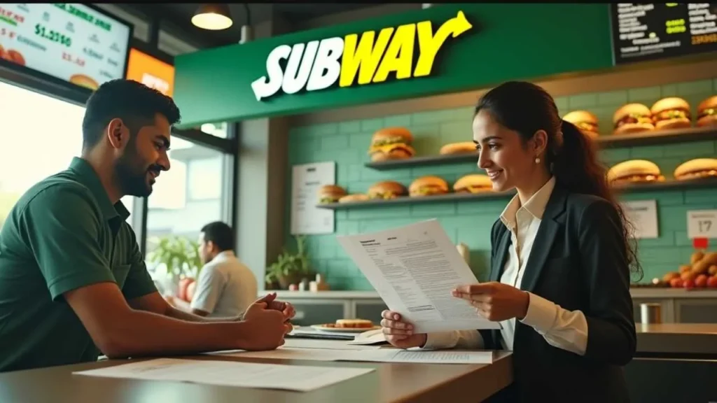 Subway Franchise Cost in India