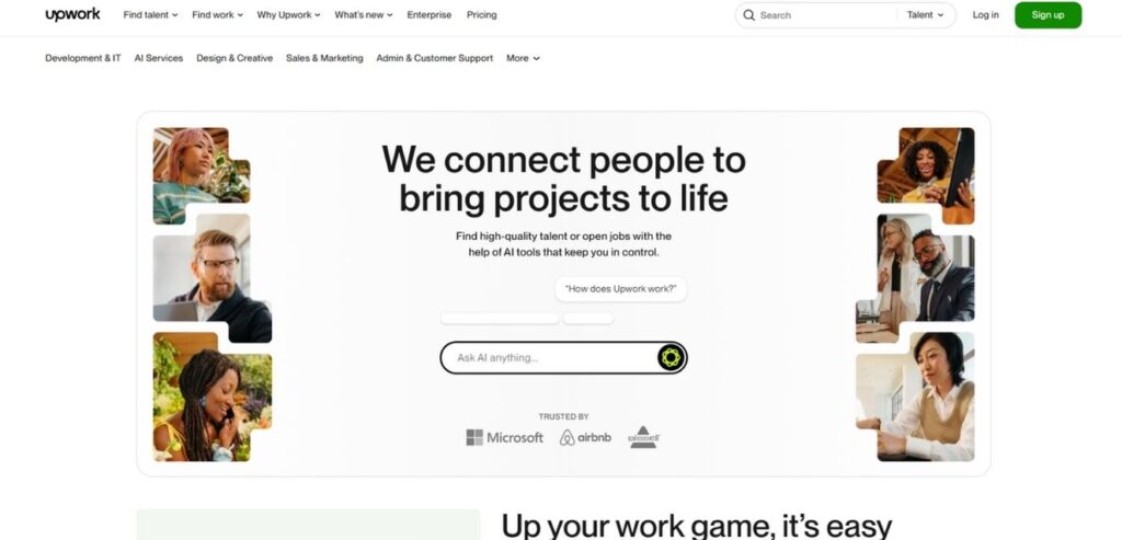 Upwork - Best Earning Apps Without Investment