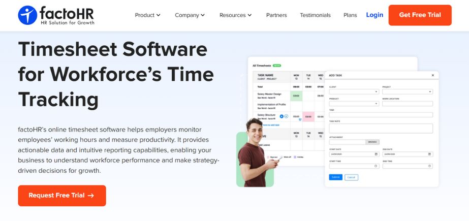 Time Tracking Software - factoHR