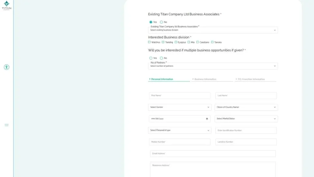 Tanishq Franchise Cost