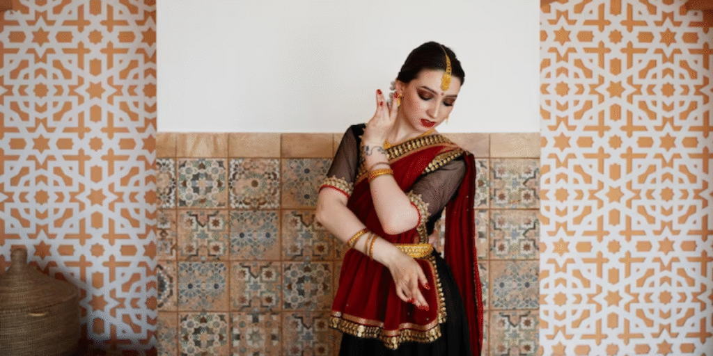 Captions for Traditional Look for Girls