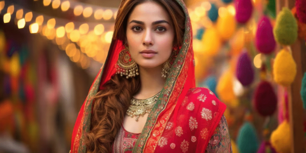 Captions for Traditional Look for Girls