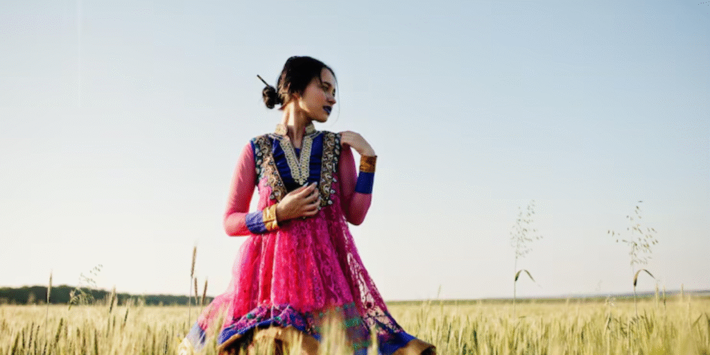 Captions for Traditional Look for Girls