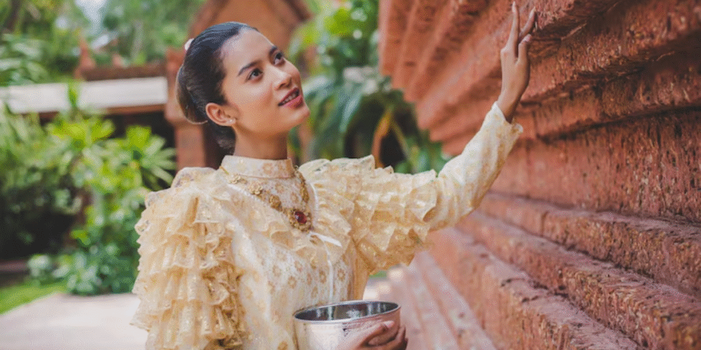 Captions for Traditional Look for Girls