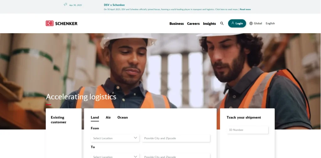 Logistics Company in the World - DB Schenker