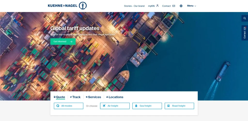 Logistics Company in the World - Kuehne + Nagel