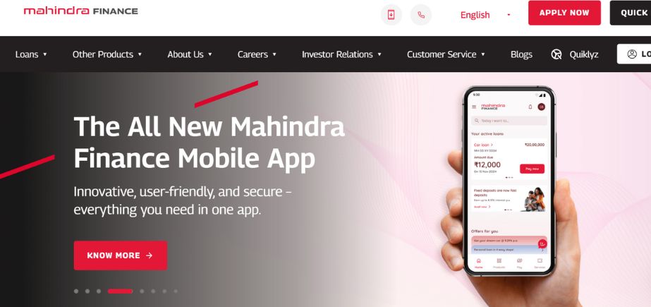 Finance Company In Mumbai - Mahindra Finance