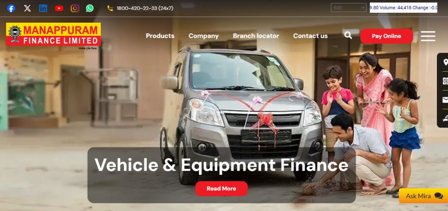 Finance Company In Pune - Manappuram Finance