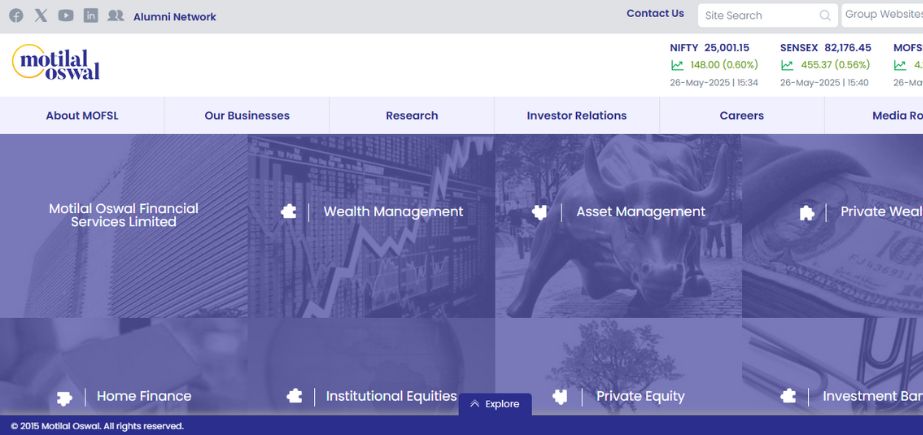 Finance Company In Pune - Motilal Oswal Financial Services Limited