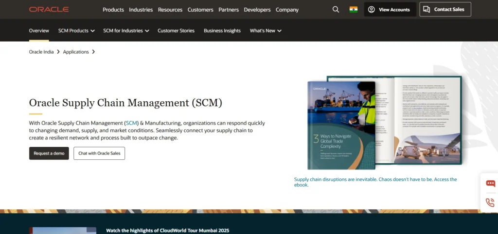 Supply Chain Management Software - Oracle’s Cloud for Supply Chain