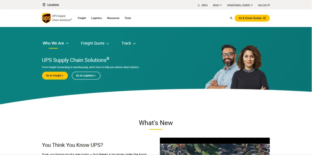 Logistics Company in the World - UPS Supply Chain Solutions