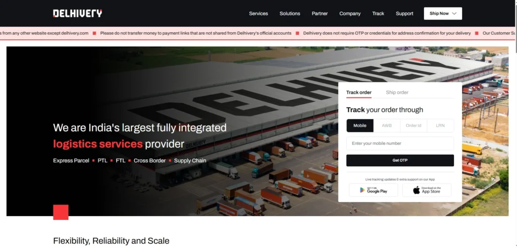 Logistics Company in Mumbai – Delhivery Ltd.
