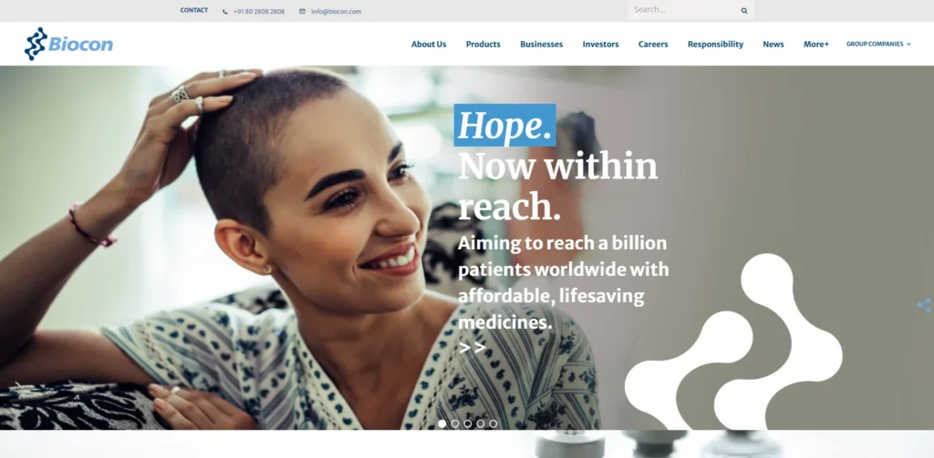 Pharma Company in India - Biocon