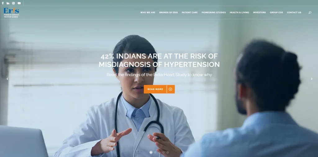 Pharma Company in India - Eris Lifesciences