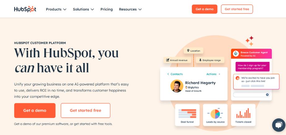 AI Marketing Solution - HubSpot