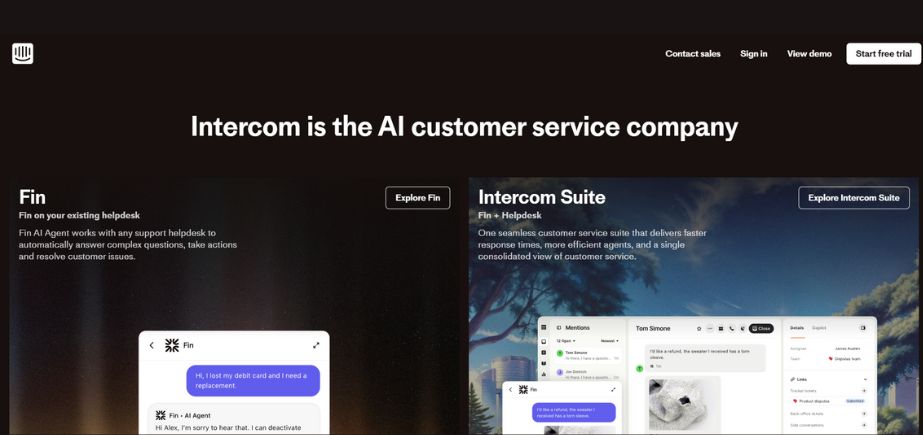 FreshChat Alternative - Intercom